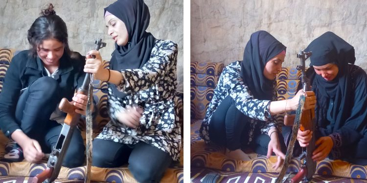 Jinên Ciwan li Tapqa: “Biçekbûn Mafê Me Yê Rewa Ye”