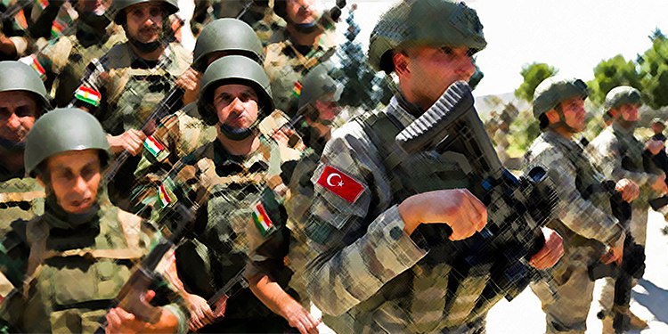 Artêşa Tirk a dagirker bi piştgiriya PDK’ê êrîş dike