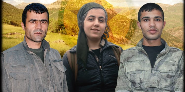 HPG’ê nasnameya 3 şehîdan eşkere kir