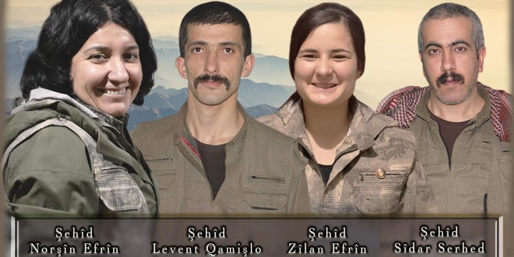 HPG’ê şehîdên Garê bi rêzdarî bi bîr anî