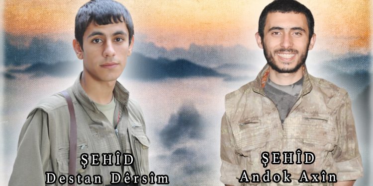 HPG’ê 2 gerîlayên sala 2021’ê şehîd bûn, bi bîr anî