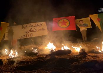 Gêncanaî welatparêz û jinanî gencî têkoşer li Ranya bi boneya 15 tebaxê pîroz kir.