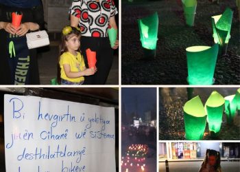 Yekitiya Jinên Ciwan a Qamişlo ji bo kesên di komkujiyê de jiyana xwe ji dest dane bibîranîn