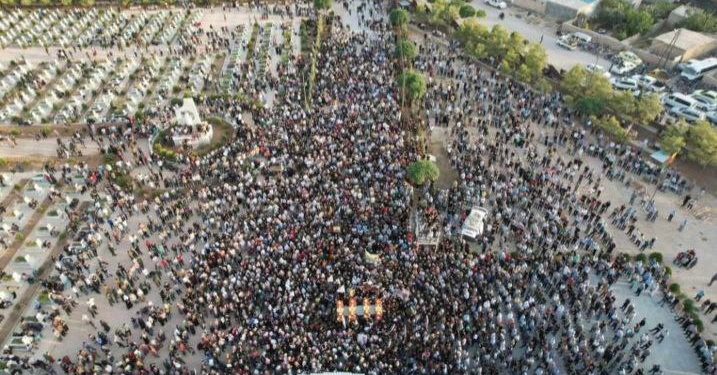Bi hezaran şênîyên Herêma Cizîrê Her Çar Şehîdên xwe Bi Merasîmeke Oxirkirin