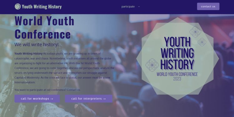 Bangawazî ji bo Konferansa yekemîn a Ciwanên Cîhanê li Parîsê