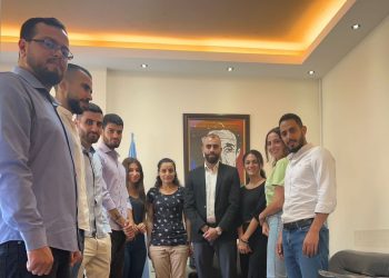 Ciwanên Partîya Peşvero Sosyalîst ya Lûbnanê jî encumanên Meclîsa Ciwanên Sûrîya Demoqratîk peşwazî kirine