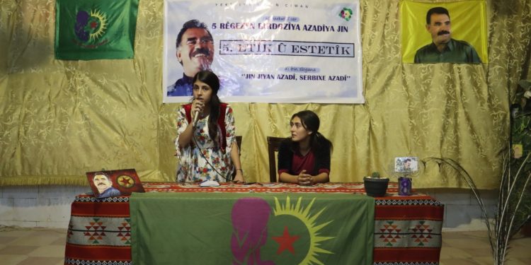 Yekîtiya Jinên Ciwan a herêma Efrîn û Şehbayê komxebatek li dar xist