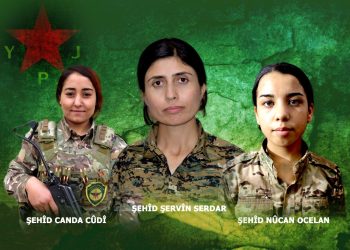 YPJ nasnameya 3 Şehîdên eşkere kir