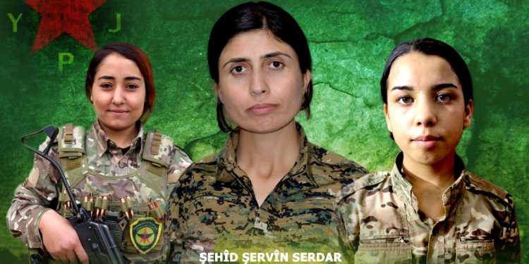 YPJ nasnameya 3 Şehîdên eşkere kir