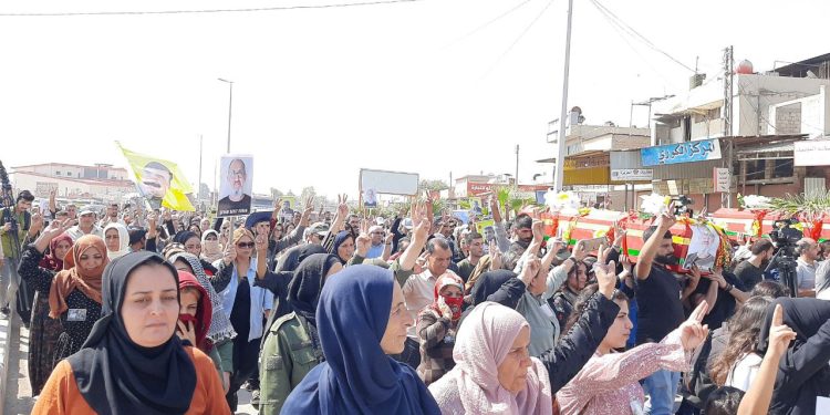 Di van kêliyan Şehîd Şeyîd Evran û Şehîd Aslan Qamişlo tên oxirkirin