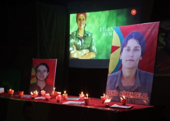 Ciwanên Hesekê bîranînek ji bo Şehîd Sara û Şehîd Rukên li darxistin