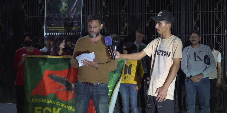 Encûmanên Ciwanên Kurd li dijî tehdîtên dewleta Tirk daxûyanî da