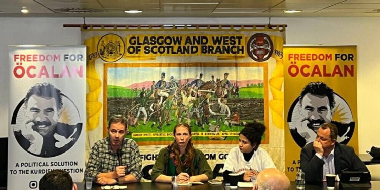 Peyama ji Skoçyayê: Aştî bi azadiya Abdullah Ocalan dibe