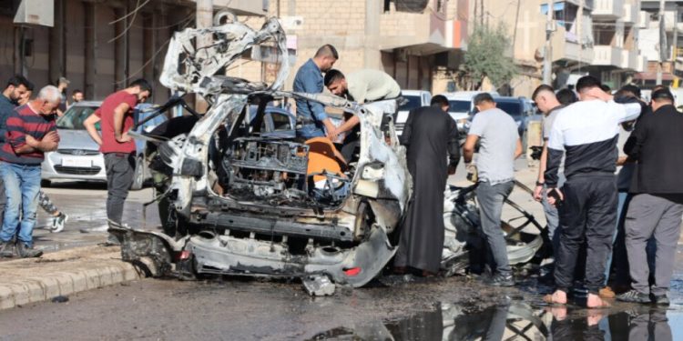 Li Qamişloyê wesayitek teqiya