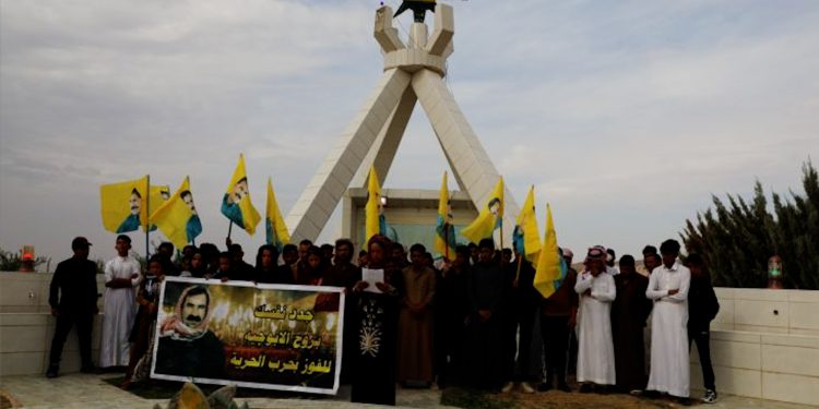 Ciwanên Ereb yên Şengalê jî tevlî pêngava li dijî tecrîdê bûn