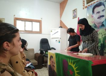 Yekitiya Jinên Ciwan civinêk li Hasekê li dar xestin