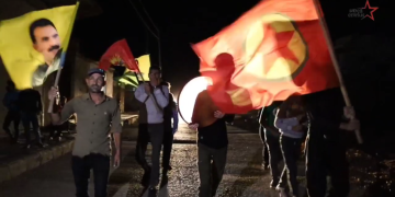 Ciwanên Til Rifetê li dijî êrîşên dagirkerîyê û tecrîda li ser Rêber Apo meşekî lidarxistin