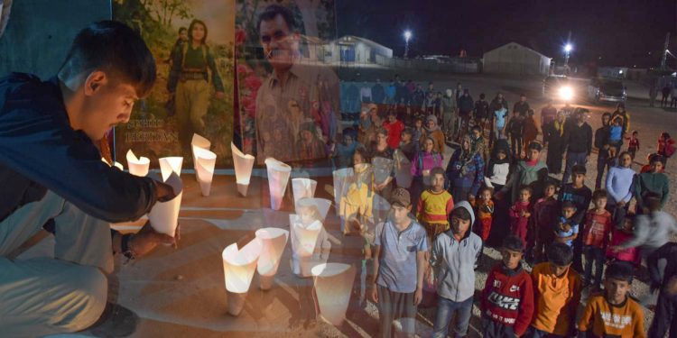 Bi pêşengtîya Jinên Ciwan li Kampa Newroz şehîd Bêrîtan hat bibîranîn