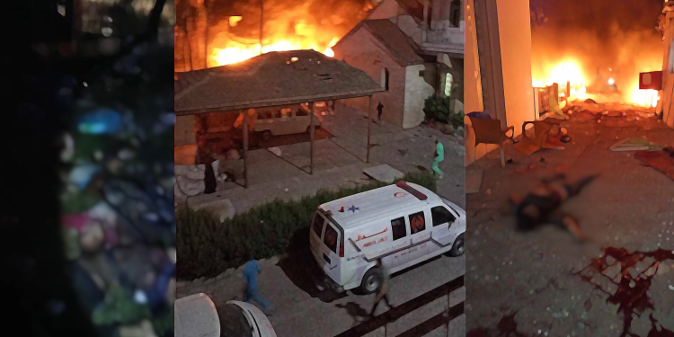 Îsraîl li nexweşxaneyê xist: Herî kêm 500 kesan jiyana xwe ji dest dan