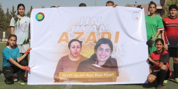 Tirnoveya Futbolê ya jin di asta Cizîrê de