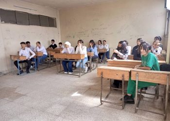 Xwendekarên dibistana sînae li Dêrîkê civîyan