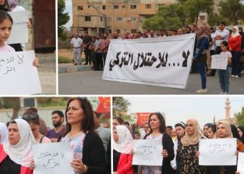 Êrîşên Dewleta Tirk li Tebqayê hat şermezar kirin.