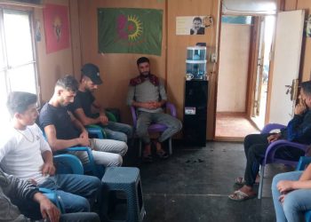 Tevgera Ciwanên Şoreşger li Kampa Newroz a bajarê Dêrikê civînek li dar xist