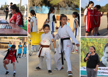 Jinên Ciwanên PYD bi çalakiya sporê Şehîd Bêrîtan bibîranin