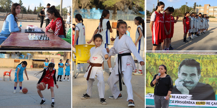 Jinên Ciwanên PYD bi çalakiya sporê Şehîd Bêrîtan bibîranin