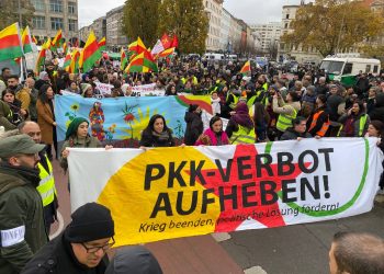 Bi hezaran kes li dijî qedexeya li ser PKK’ê dimeşin