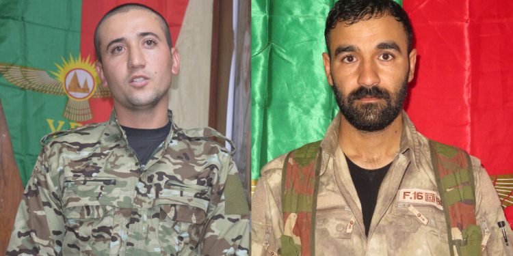 Di êrişa dewleta Tirk de li Şengalê 2 şervanên YBŞ’ê şehîd bûn