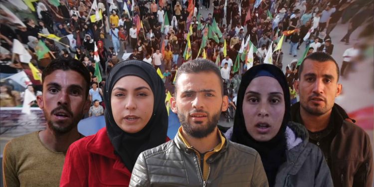 Bangawazîya ciwanên Tebqa, Reqa û Dêrazor ji bo meşa dirêj