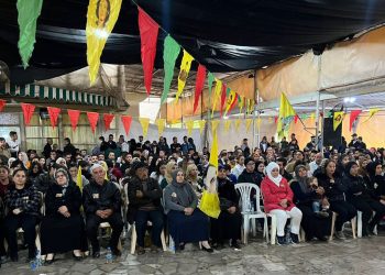 Li Beyrut bi pêşengtîya Ciwanê PYD salvegera 45’emîn ê PKK hat pîroz kirin