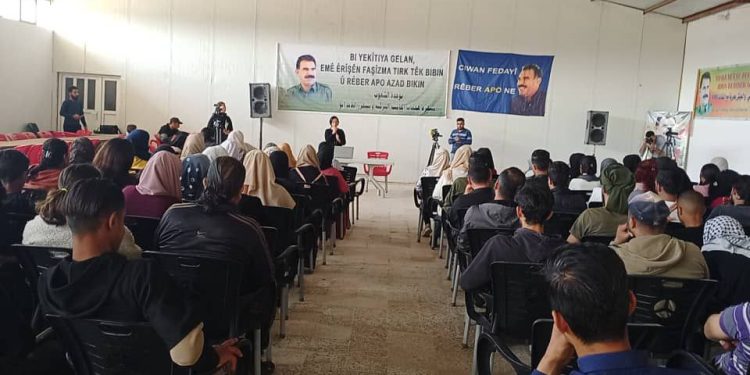 Ciwanên Hesekê xwe ji bo hemlêya ‘Ji Rêber APO re azadî ji pirsgireka Kurd re çarenserî’ amede dikin