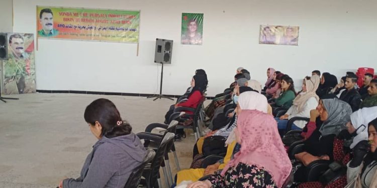 Ciwanên Hesekê xwe ji bo hemlêya ‘Ji Rêber APO re azadî ji pirsgireka Kurd re çarenserî’ amede dikin