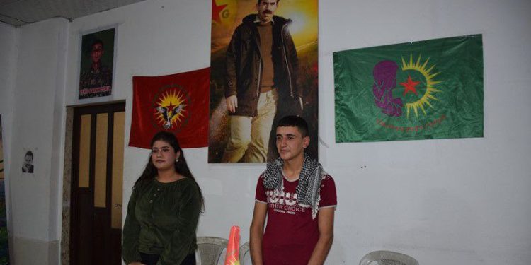 Ciwanên li bajarê Dêrikê semîner li ser fîzîkî azadkirina Rêber APO lidarxistin