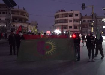 Li dijî êrîşên li ser navenda ciwanên Minbicê meş