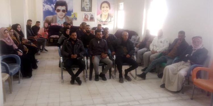 Ciwanên PYD yên Şedadê perwerdeyekî fikirî dest pê kirin