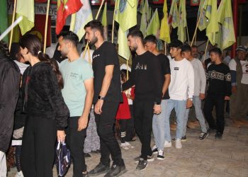 Nobeta jibo azadiya fîzîkî ya Rêber Apo bi pêşengtî u germahiya ciwanan berdewam dike