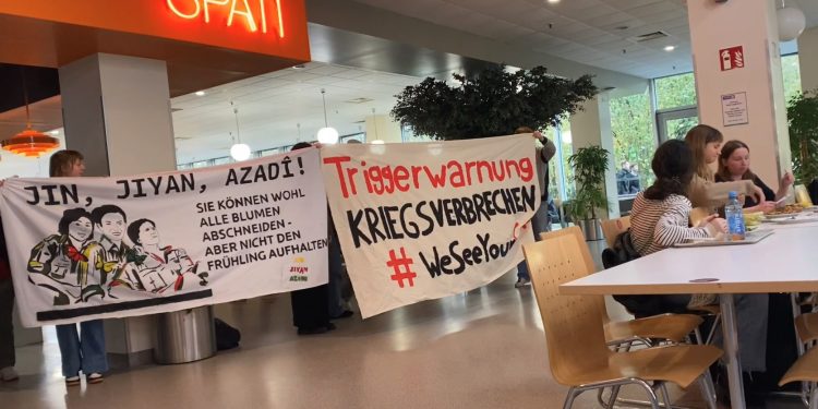 Xwendekaran serdana Erdogan a qirker a Elmanyayê şermezar kirin