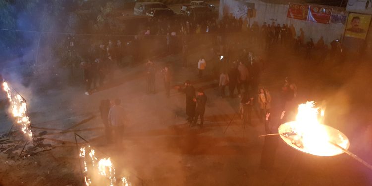 Bi pêşengtîya ciwanan li Minbicê salvegera PKK hat pîroz kirin