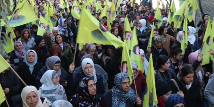 Li Helebê ji bo azadiya Rêber APO meşek hat lidarxistin