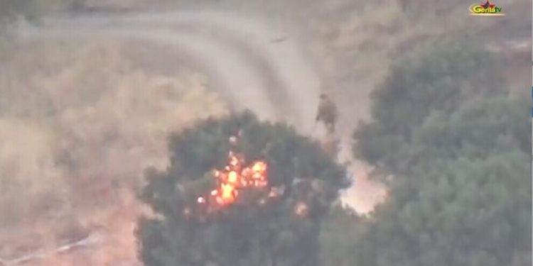 Dîmenê çalakiya sabotajê ya li Ermûşê hate weşandin