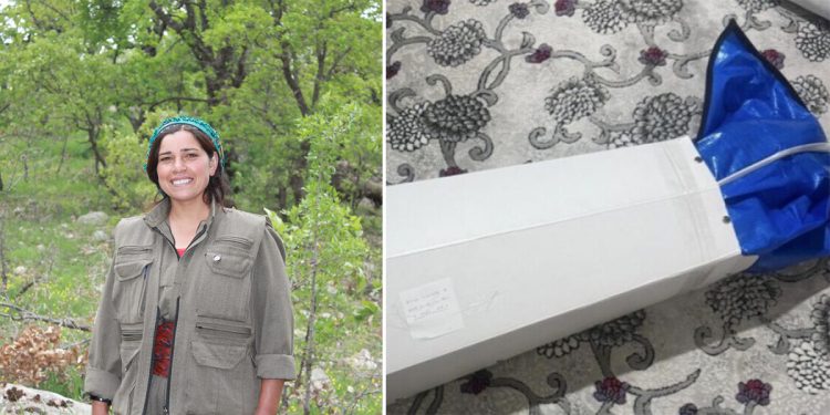 Cenazeyê Menfiyat Elçîçek piştî 5 salan di kartonê de radestî malbata wê hat kirin