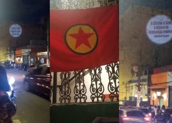 Li bajarê São Paulo ya Brezîlyayê ji bo azadiya Rêber APO çalakî!