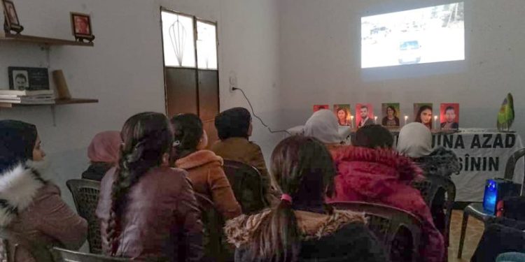 Jinên Ciwan ên Helebê şehîdên Kobanê bibîranîn