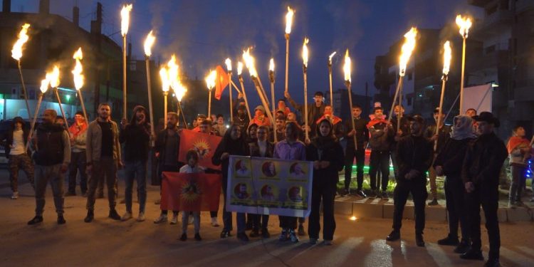 Ciwanên Qamişlo çalakiyên gerîla pîroz kirin