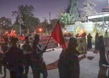 Ciwanên Tebqa ji bo hemleya azadiya Rêber Apo meşekî meşele li dar xist