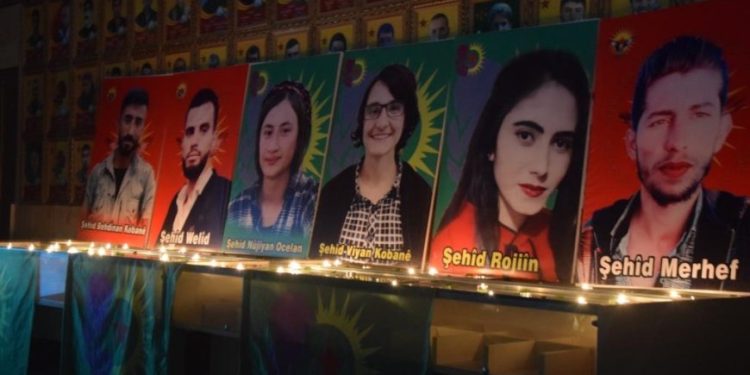 Şehîdên Tevgera Ciwanan a Kobanê hatin bibîr anîn