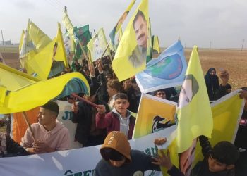 Ciwanên Minbicê ji bo azadiye fizîki ya Rêber APO meşek li dar xist